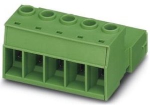 1969409, Pluggable Terminal Blocks 5 Pos 10.16mm Invert Plug 18-6AWG Screw