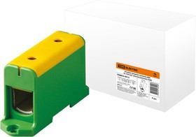 Клемма вводная силовая КВС 35-240 кв.мм. желтая/зеленая TDM