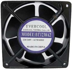 Вентилятор Evercool EC1238A2HBT AC 220/240V 2pin 0.13A 120x38