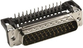 09653227801, D-Sub Standard Connectors DSUB SV ML SSDP ANG73-254 25P