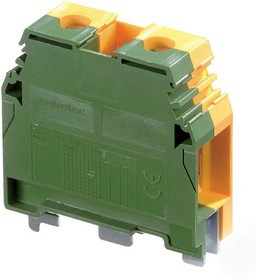 1SNA165111R1400, Клеммная колодка на DIN рейку, 2 вывод(-ов), 8 AWG, 0 AWG, 35 мм², Винт