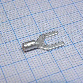 GSNB 1.25-4L, наконечник кабельный вилочный без изоляции d=4.3мм, сеч. пров.0.5-1.5мм2 GSNB 1.25-4L, наконечник кабельный вилочный без изоляции d=4.3мм, сеч. пров.0.5-1.5мм2