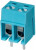 TB001-500-02BE, Fixed Terminal Blocks Terminal block, screw type, 5.00, horizontal, 2 poles, CUI Blue, slotted screw, PCB mount