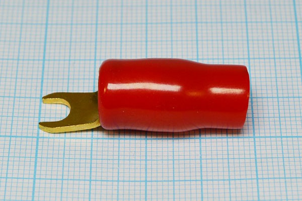 Клемма"U" d 5,3, 16,0S Au, красная