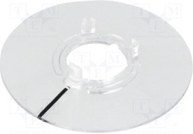 A4431010, Диск с указателем, поликарбонат, прозрачный, распорным стержнем