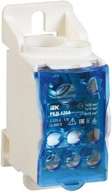 Блок распределительный на DIN-рейку РБД-125А IEK RBD-125 Блок распределительный на DIN-рейку РБД-125А IEK RBD-125