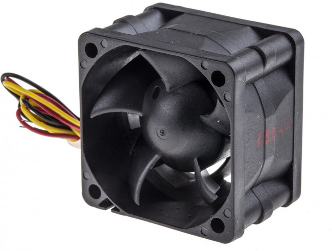 FD1240-C0051M2AL, CeraDyna Series Axial Fan, 12 V dc, DC Operation, 28.3m³/h, 3.72W, 310mA Max, 40 x 40 x 28mm FD1240-C0051M2AL, CeraDyna Series Axial Fan, 12 V dc, DC Operation, 28.3m³/h, 3.72W, 310mA Max, 40 x 40 x 28mm