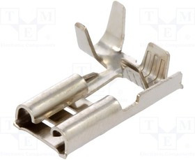 BM01296, Наконечник: плоская, 6,3мм, 0,8мм, "мама", 1,5-2,5мм2, обжим