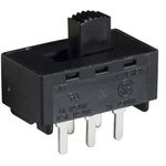 L202031MS02Q, Switch Slide ON ON DPDT Extended Top Slide 4A 250VAC 125VDC PC Pins Thru-Hole Bulk L202031MS02Q, Switch Slide ON ON DPDT Extended Top Slide 4A 250VAC 125VDC PC Pins Thru-Hole Bulk