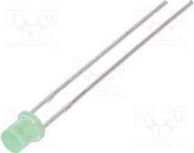 LL-304PGD1X-G5-2B, LED; 3mm; green; 1300?2200mcd; 110°; Front: flat; 2.6?3.6V LL-304PGD1X-G5-2B, LED; 3mm; green; 1300?2200mcd; 110°; Front: flat; 2.6?3.6V