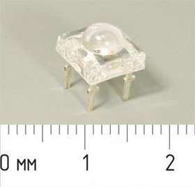 Светодиод пиранья 7,62x7,62x5,1 мм, белый , 7000 мкд, 90 градусов, линза прозрачная, DY-10KH56-C5;№6