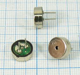 Излучатель звука магнитоэлектрический без генератора 10x 4мм, 5В, 43 Ом, 2.731 кГц; зм 10x 4\ 5\43\2