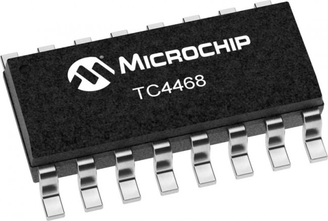 TC4468COE713, Driver 1.2A 4-OUT Low Side H Brdg Non-Inv 16-Pin SOIC W T/R