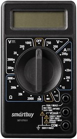 Мультиметр DT831, многофункц., в комплекте: набор щупов, крона, Smartbuy tools (SBT-DT831)/100