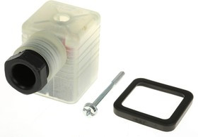 934411002 GDML 2016 LED 24 GB black, GDML 2P+E DIN 43650 A, Female Solenoid Valve Connector, with Indicator Light, 24 V Voltage