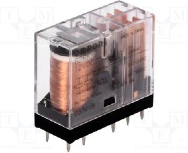 G2RK-2-DC12, General Purpose Relays DPDT Dual Coil Latch Semi-Sealed