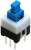 KLS7-P5.8x5.8 0 кнопка без фикс..5.8мм 30В 0.1А (PS580N)