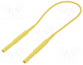 HSPL856850-GE, Измерительный провод, 6кВDC, 6кВAC, 16А, Дл: 0,5м, желтый HSPL856850-GE, Измерительный провод, 6кВDC, 6кВAC, 16А, Дл: 0,5м, желтый