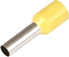 084-04-333, Наконечник-гильза Е6012 6.0мм² с изолированным фланцем (уп./20 шт) HLT