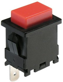 LC-8302BROT-G, кнопка без фиксации красная 250В 10A (аналог EP-11)