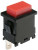 LC-8302BROT-G, кнопка без фиксации красная 250В 10A (аналог EP-11)