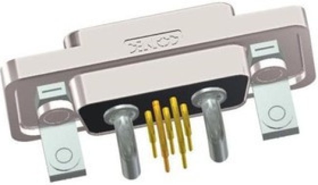 15-005643, D-Sub Mixed Contact Connectors 9W4 F SOLID BODY WTR RES. R/A 20A M.BRKT 4-40 INS/CLIP