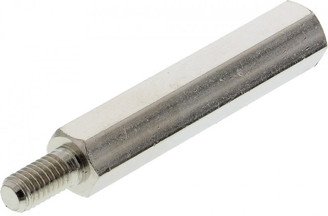 R30-3002502, Standoffs &amp; Spacers M3 x 25mm HEX 5mmA/F 6mm ML/FML NICKEL