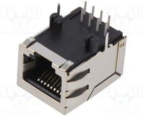 SS-6488S-A-PG4-BA, Socket; RJ45; PIN: 8; shielded; Layout: 8p8c; on PCBs; THT