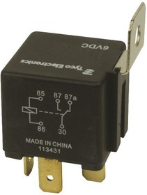 V23134J0052X439-EV-CBOX, Автомобильное реле, 12 В DC, 70 А, SPST-NO, Сквозное Отверстие, PC Pin, Quick Connect, F7\V23134
