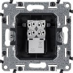 753538, Valena LIFE Розетка телефонная RJ11 одиночная с лицевой панелью слоновая кость