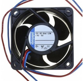 Вентилятор Ebmpapst 622M 12V 0.16A 1.9W 60x25 2pin