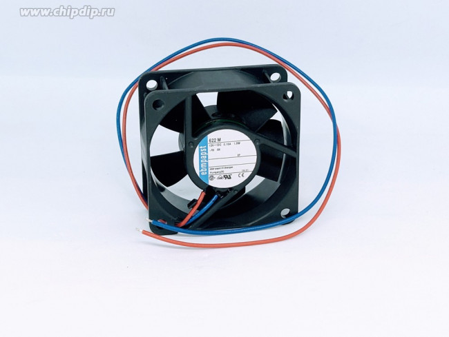 Вентилятор Ebmpapst 622M 12V 0.16A 1.9W 60x25 2pin