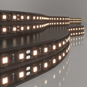 Лента светодиодная 120Led 9,6W IP20 3300K тёплый белый (2835 24V 120Led 9,6W IP20 Black)
