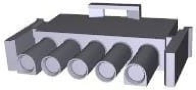 350809-3, Pin &amp; Socket Connectors 05P UMNL PLUG HSG
