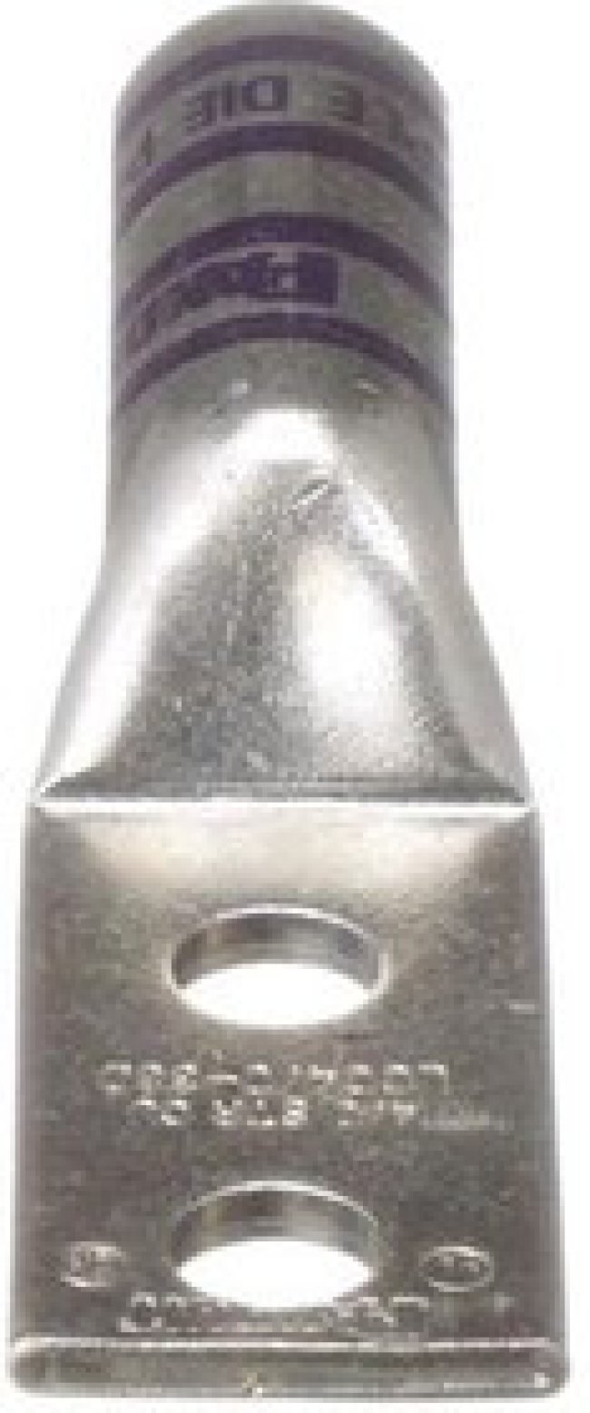 LCC4/0-38D-X, TERMINAL, COMPRESSION LUG, M10, 4/0AWG