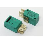 Микропереключатель, размер 29x20 x16, 16А, переключение ON-(ON), размер концевика H19, MSW-08