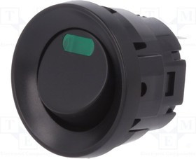 DS-060K-S-LG, ROCKER; SPST; Pos: 2; ON-OFF; 3A/250VAC; black; LED; Rcont max: 20m?