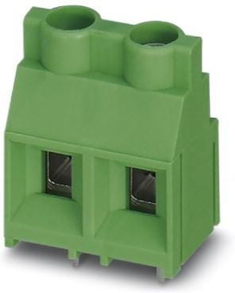 1714971, 32A 1000V Зеленый Прямой pin 9.52мм 1 2 P=9.52мм Клеммная колодка