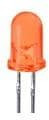WP7113SET, Standard LEDs - Through Hole Orange 601nm Transparent 2500mcd