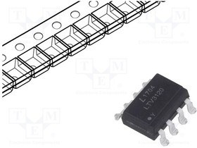 LTV-3120S-TA1, Logic Output Optocouplers 2.5AIGBT Gate Drive 8Pin SMT Optocoupler