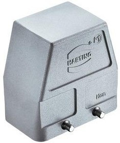 19628100526, Heavy Duty Power Connectors METAL HOOD HAN 10B 2 LVR LCKING