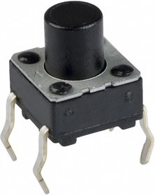 KLS7-TS6601-11-180 (IT-1102K), Кнопка тактовая прямая 6х6х11мм 4pin