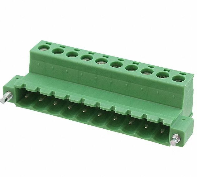 1825394, Pluggable Terminal Blocks 10 Pos 5.08mm Invert Plug 24-12AWG Screw