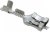 2178438-1, FASTON .250 Uninsulated Female Spade Connector, Receptacle, 3 (Section E-E) mm, 4.6 (Section B-B) mm