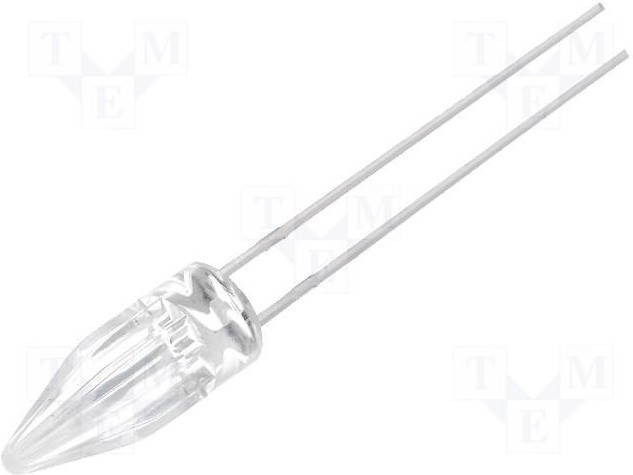 OS2MDK58A1B, LED; 5mm; white warm; candle light effect,blinking; 500?750mcd