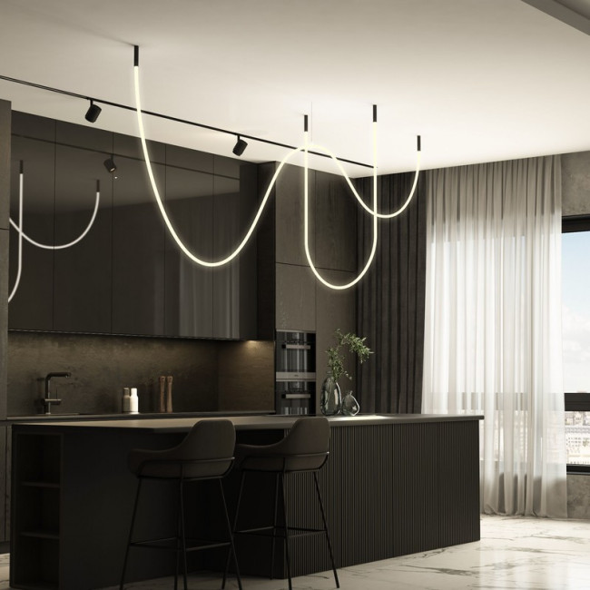 Гибкий неон 336Led 12W IP20 3000K Full light круглый теплый белый, 3 м (24V 12W 336Led 2835 IP20)