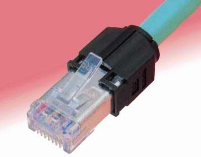 TM21CP-88P-03, Вилка, RJ45, TM21P, PIN: 8, Кат: 5e, экранированный, в корпусе, 6,6мм