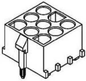 43255-0147, Pin & Socket Connectors 0.084 SERIES MLX HE 9CKT WITH PEG 43255-0147, Pin & Socket Connectors 0.084 SERIES MLX HE 9CKT WITH PEG