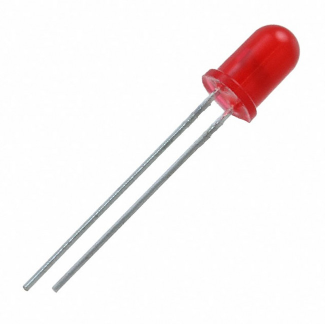 SLR-56VR3F, LED Uni-Color Red 650nm 2-Pin T-1 3/4 Bulk