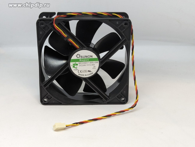 Вентилятор Sunon MEC0382V1-000U-G99 24v 5.4W 120x38 3pin
